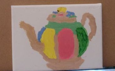 finished teapot