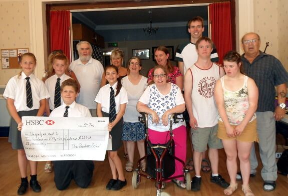 Rawlett School Cheque
